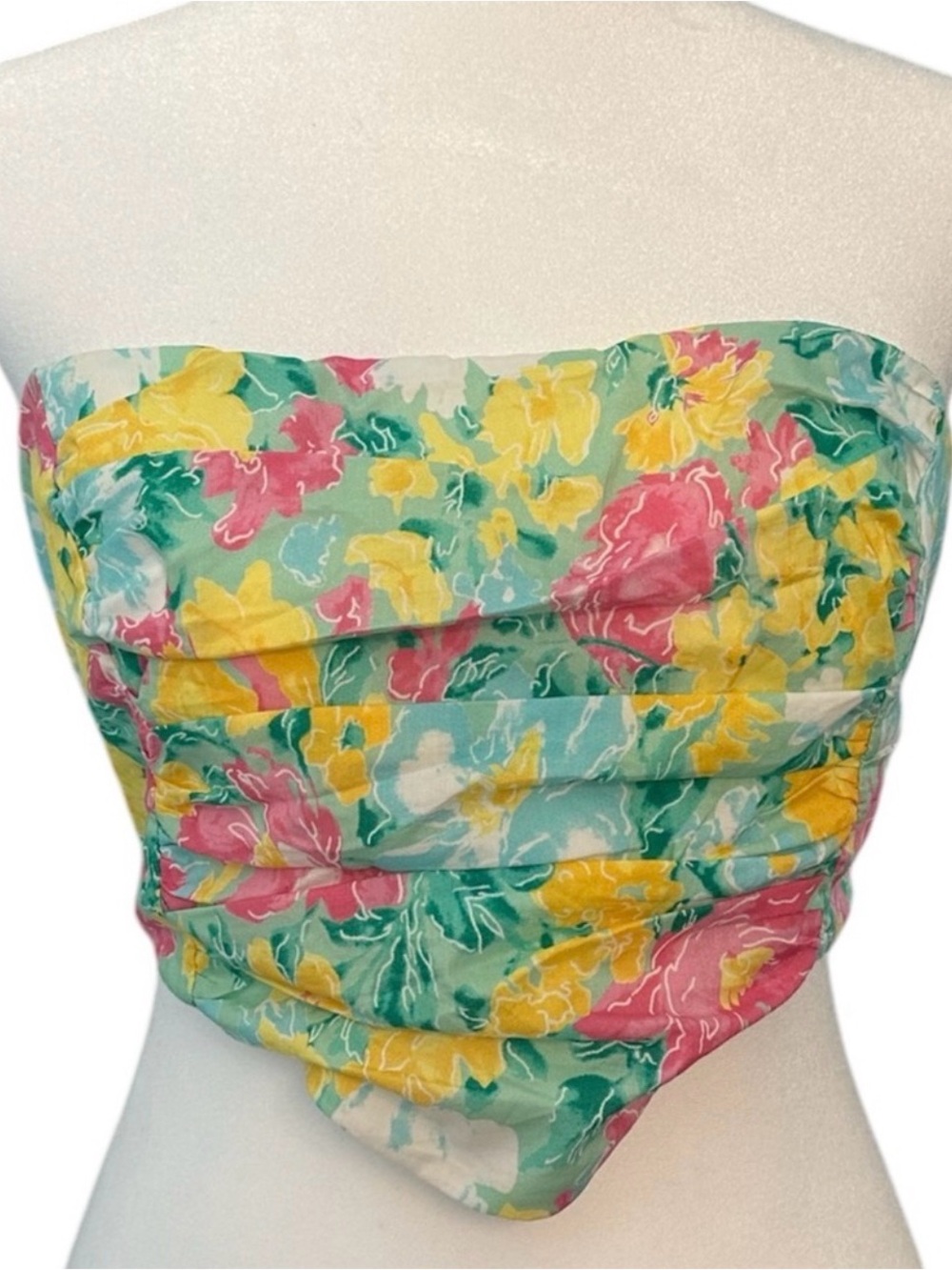 Princess Polly Floral Corset Crop Top